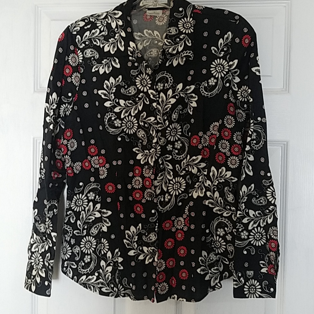 Statement Patterned Button Down